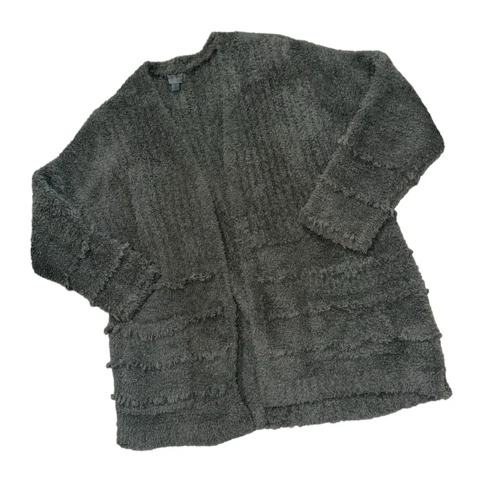 Barefoot Dreams Cozychic Knit Boardwalk Cardigan Size L